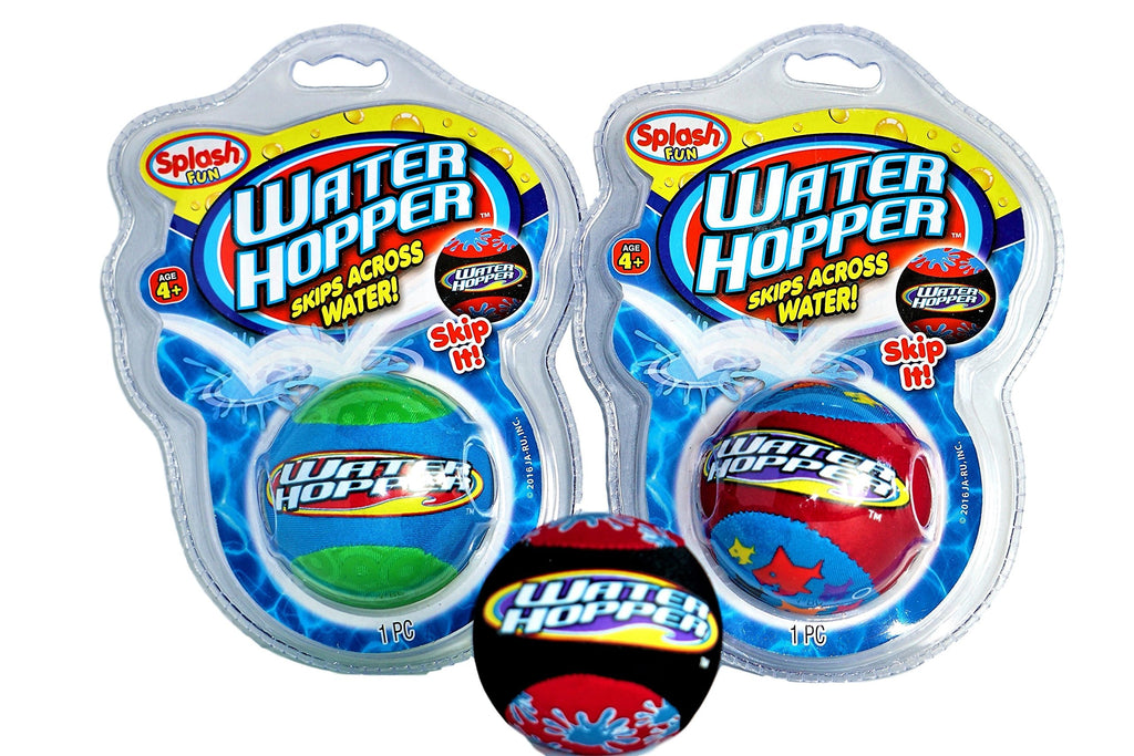 JA-RU Water Hopper Ball Toy Pack (6 Pack) Bouncing Water Skip Ball. Water Balls for Pool and for Beach Game. Water Bouncy Balls Plus Sticker 880-6s